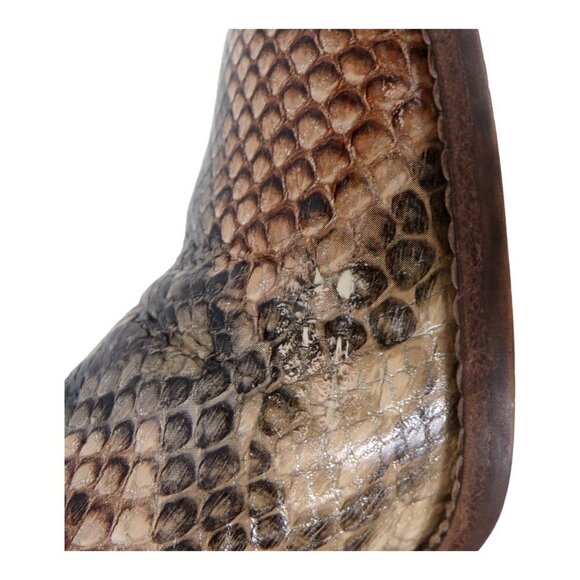 Madewell The Regan Chelsea Boot in Snake Embossed Leather Size 7 #1082 - Picture 11 of 12